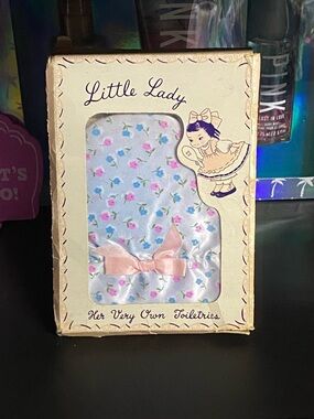 Vintage 1950s/60s Little Lady Pat-Me-On Perfumed Powder Mitt Rare Discontinued